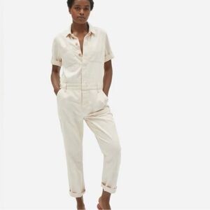 Everlane Cream Jumpsuit